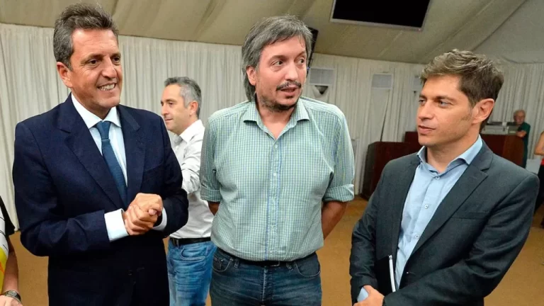 Cumbre de Kicillof, Máximo Kirchner y Massa en la previa de la sesión por la suspensión de las PASO en PBA