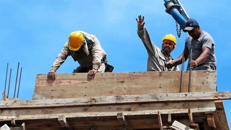 Alarmante caída en la construcción y el empleo