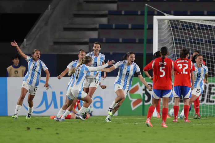 Argentina le ganó a Chile y es puntera en la Copa América femenina