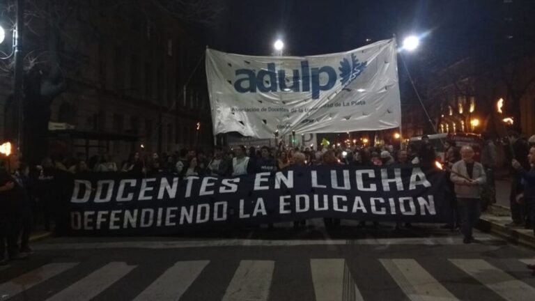 Docentes de la UNLP anuncian una semana de paro
