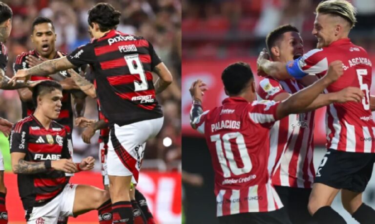 Estudiantes visita a Flamengo en busca de un buen resultado: formaciones, hora y cómo verlo online