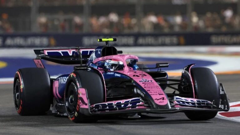 Colapinto finalizó en el puesto 16° en el Gran Premio de Singapur