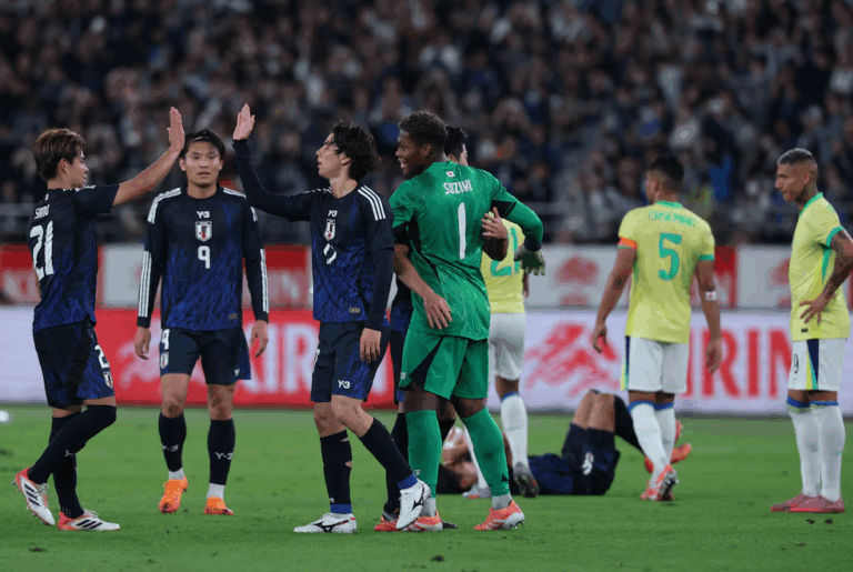 Histórica derrota de la selección de Brasil ante Japón