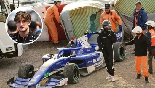 Insólito: Jack Doohan chocó por tercera vez consecutiva en el mismo sector en la Súper Fórmula en Japón