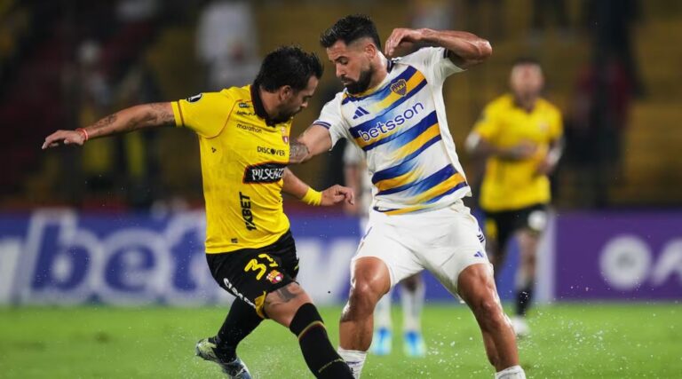 Boca Juniors perdió 1-0 con Barcelona en Ecuador y se complicó en la Copa Libertadores