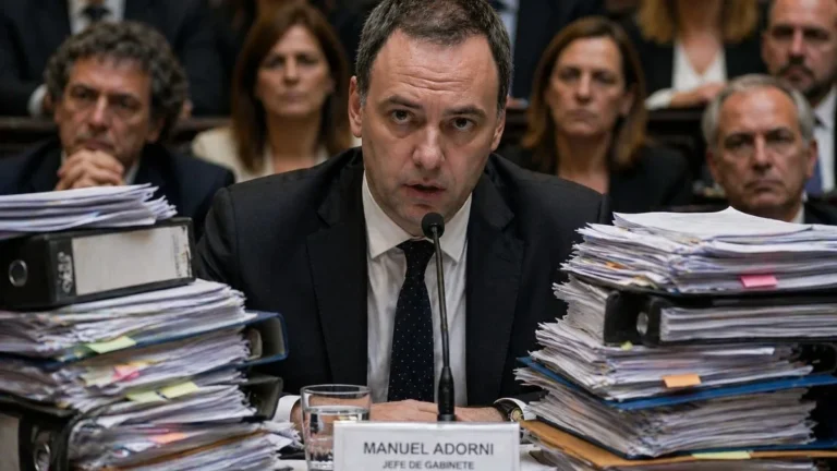 Manuel Adorni prepara su defensa en el Congreso y el Gobierno encuentra un respiro a la presión opositora