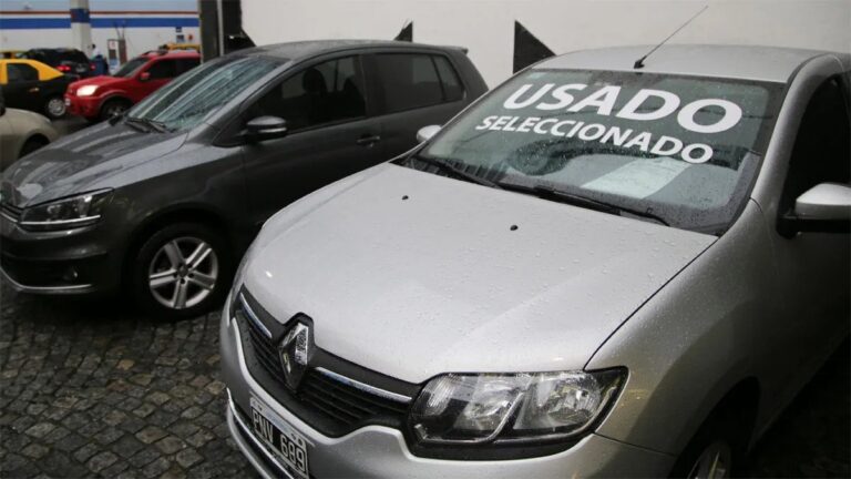 Otra caída en la venta de autos usados