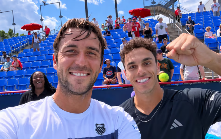 Golpe de Francisco Cerúndolo y Tomás Etcheverry en el dobles del Masters 1000 de Montreal: eliminaron a los número 1 y avanzaron a semis